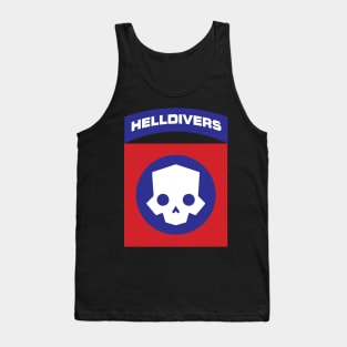 Helldivers Logo Patch Tank Top